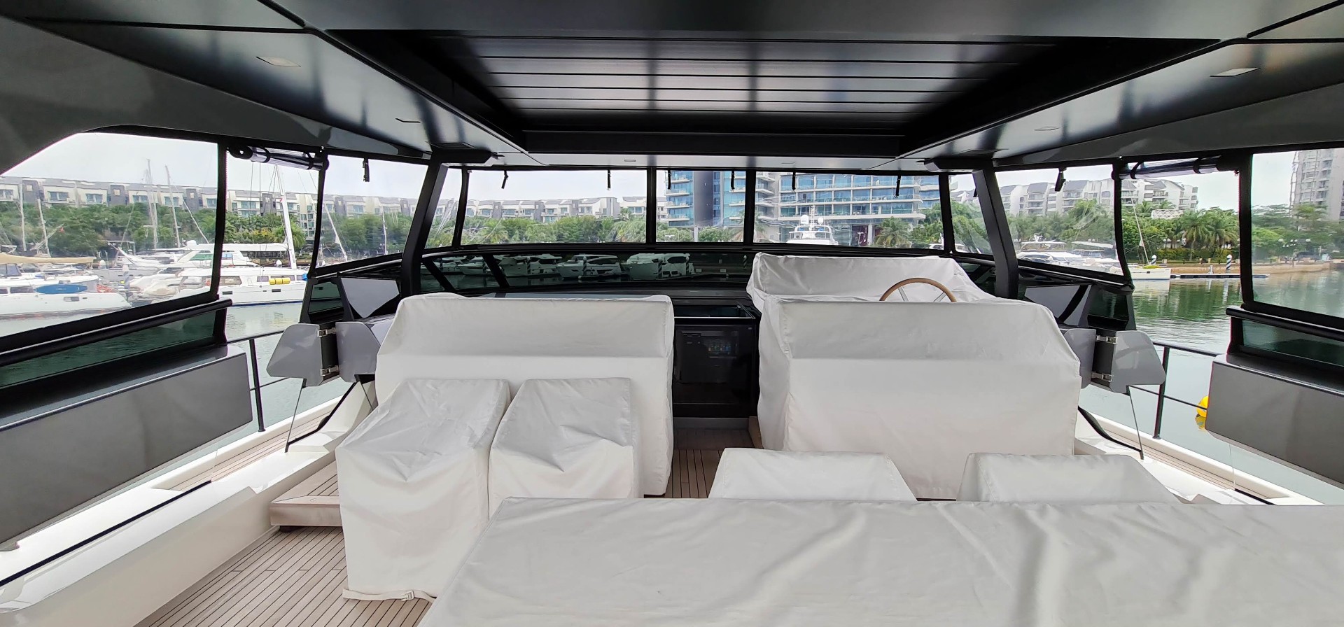 Superyacht helm interior — Hong Heng Singapore